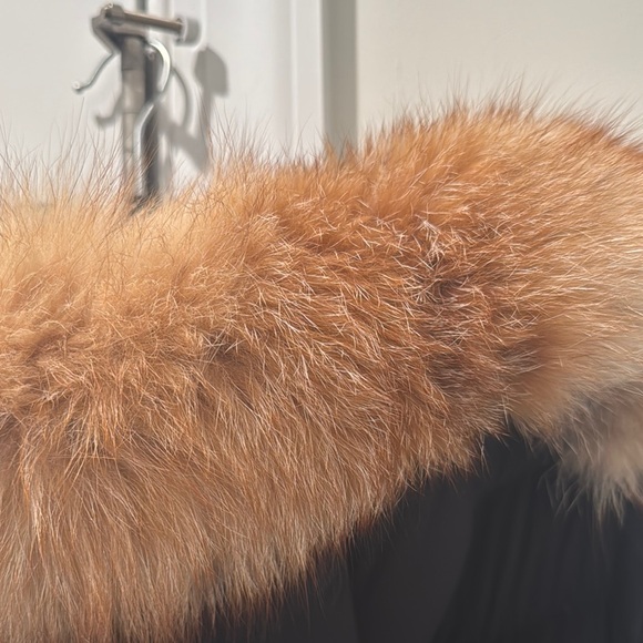 Mackage Women's Black Puffer Jacket with Fur Hood - Picture 6 of 8